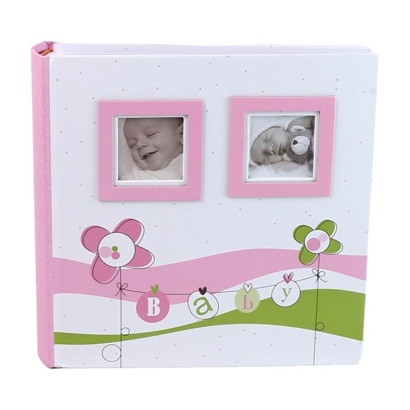 Album foto Lucky Baby, capacitate 200 poze, format 10x15, roz - imagine 6